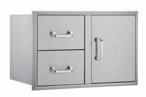OCI Stainless Steel 32'' 2 Door/ Drawer Combo - OCI-32CDU