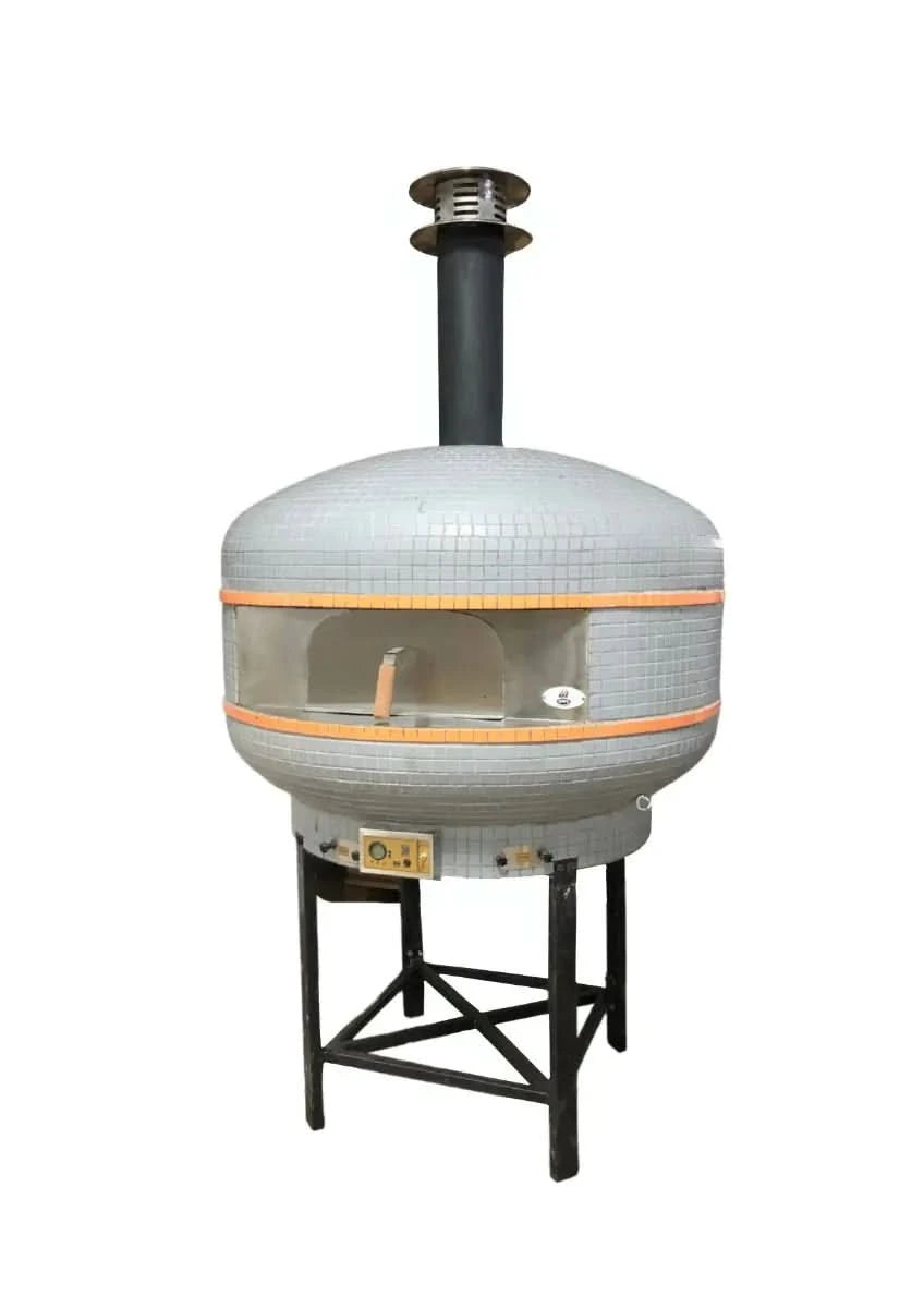 WPPO 48 inch Professional Digital Wood Fired Oven with Convection Fan - WKPM-D1200
