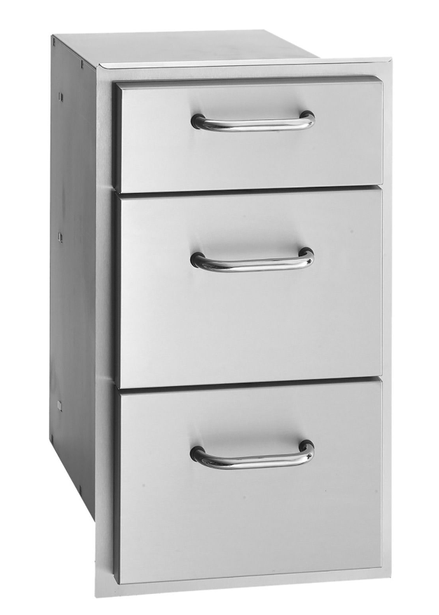 Fire Magic Select 14-Inch Triple Access Drawer - 33803