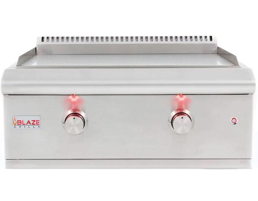 Blaze Premium LTE - 30-Inch Built-In Griddle - Natural Gas with Lights - BLZ-GRIDDLE-LTE-NG