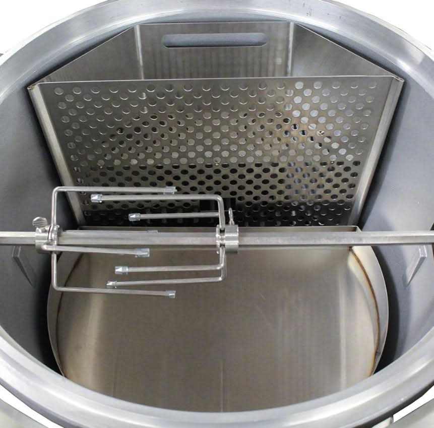 Blaze Kamado Easy Light Indirect Cooking System With Moisture Enhancing Pan - BLZ-KMDO-CBDRP