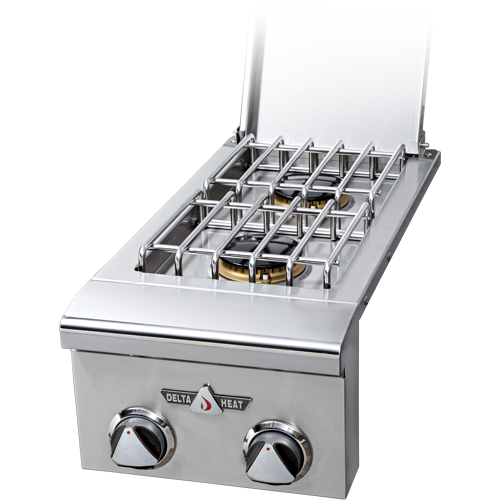 Delta Heat Built-In Natural Gas Double Side Burner - DHSB2-CN