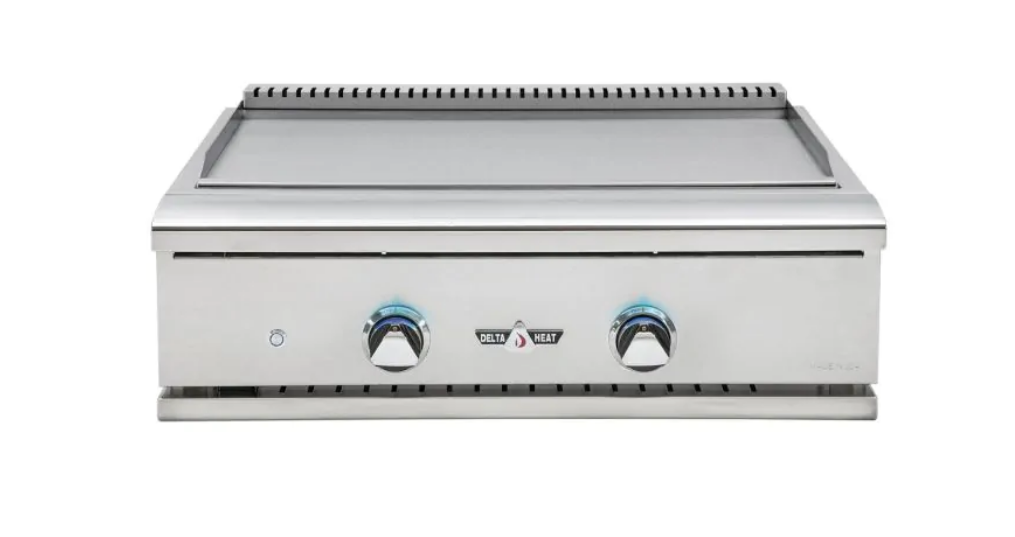 Delta Heat - 32-Inch 3-Burner Teppanyaki Grill - Liquid Propane Gas - DHTG32-L