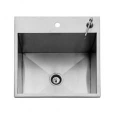 Twin Eagles 24 Inch Drop In Stainless Steel Sinks with Lid & Soap Dispenser - TEOS24-B