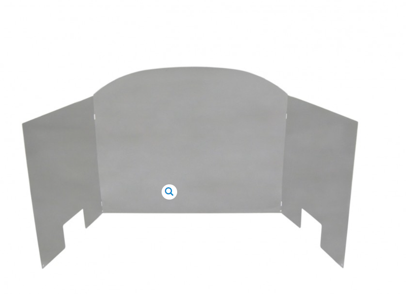 Peterson Gas Logs - 30" POLISHED FIREBACK-TRADITIONAL PETERSON -  FBSP30
