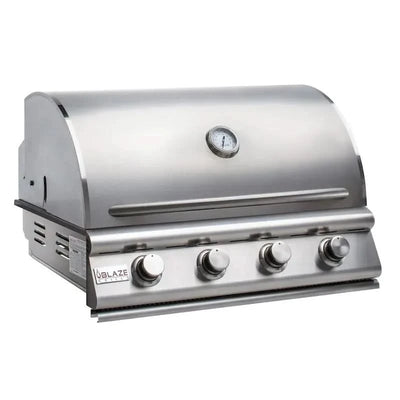 Blaze Outdoor Standard Package LTE 34-inch 3 Burner Grill with Cover, Infrared Burner and Stainless Steel Door NG
