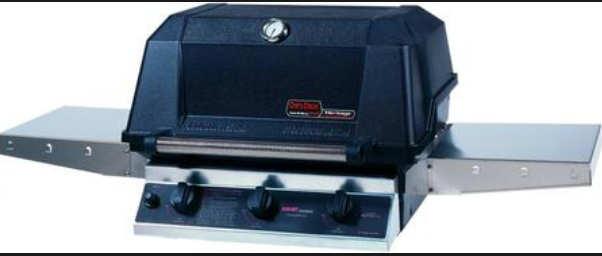MHP Grill 27-Inch Built-In Grill - Natural Gas with In-Ground Post - W3G4DD-NS + MPP