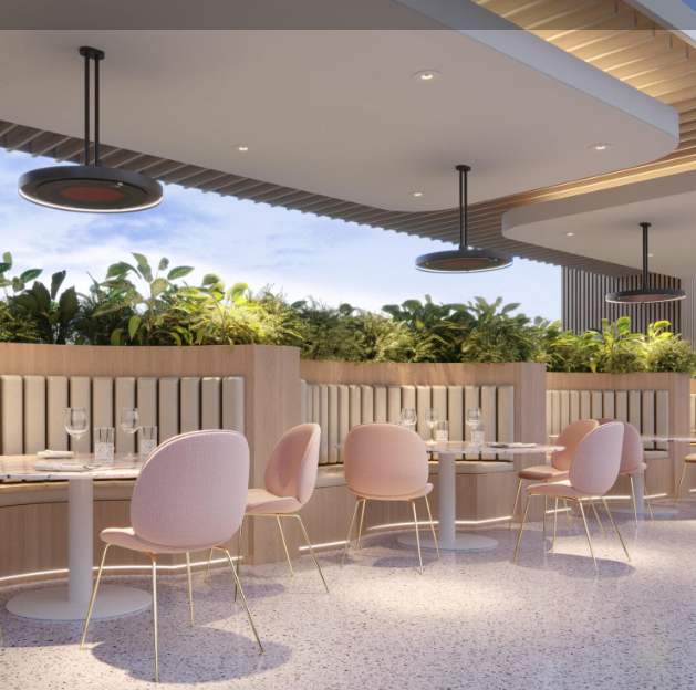 Bromic Heating - Eclipse 24-Inch Twin Straight Ceiling Pole - BH3230003