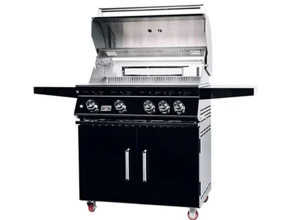 Bonfire Whistler Black Series - 34 - Inch 4-Burner Freestanding Grill with Infrared Rear Burner - Liquid Propane - CBF4DD-B-LP
