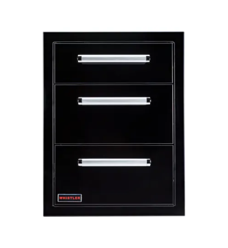 Whistler Triple Drawer Black Series- CBATD-B