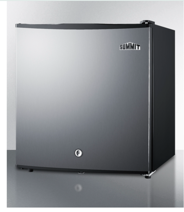 Summit - 18 Wide Compact Minibar with stainless steel door and front lock - MB42SS