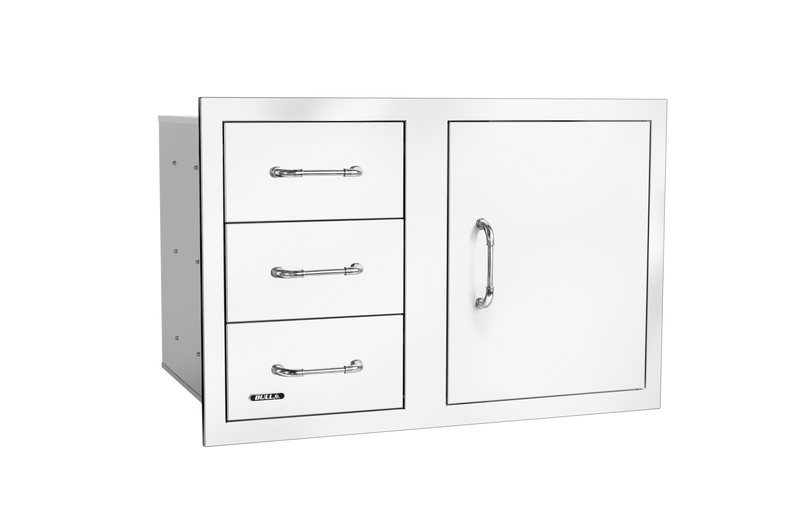 Bull 30" 3 Drawer Door Combo w/ Reveal - 25900