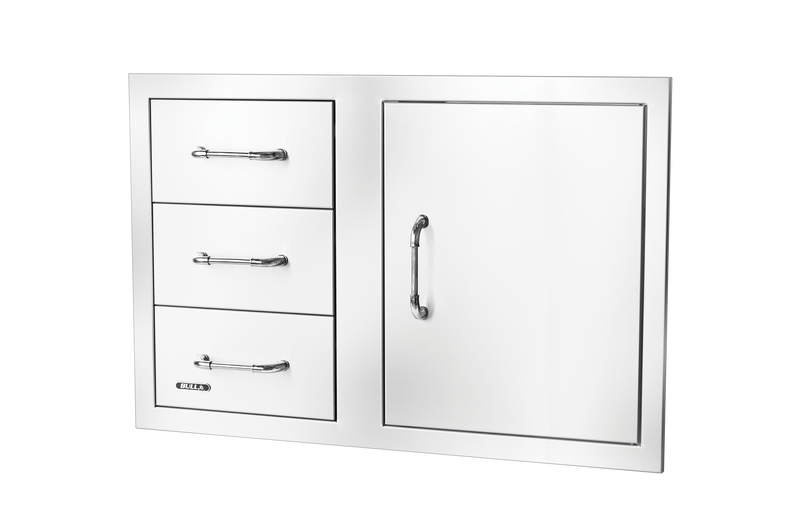 Bull 30" 3 Drawer Door Combo w/ Reveal - 25900