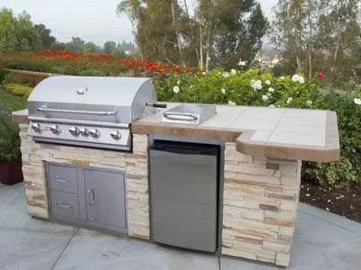 Bull Island BBQ Outdoor Kitchen & Grill Quartzsite Base - 31014-LP