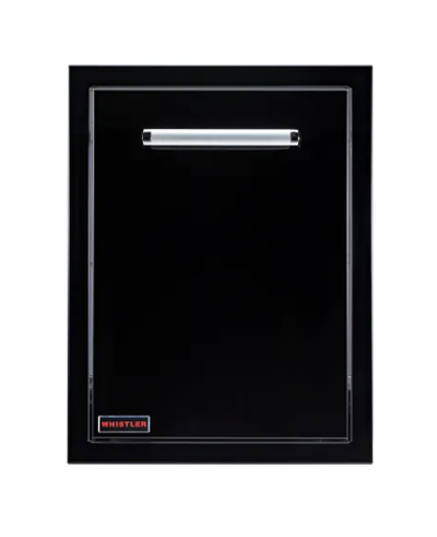 Bonfire Black Series - Whistler Double Trash Can - CBATC-B