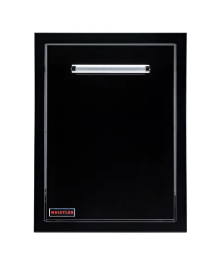 Bonfire Black Series - Whistler Double Trash Can - CBATC-B