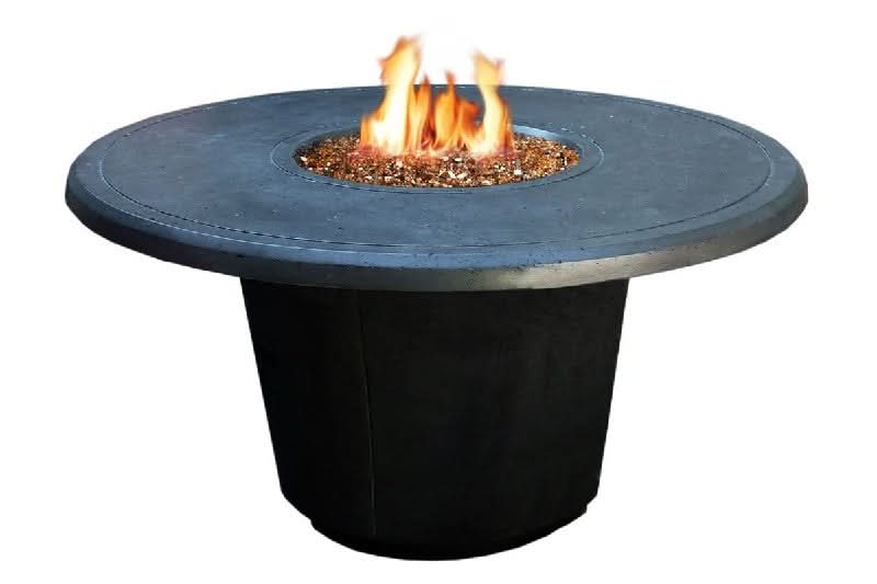 American Fyre Designs 24 Inch Cosmopolitan Round Firetable, Cafe Blanco, Natural Gas- 645-CB-11-M2NC