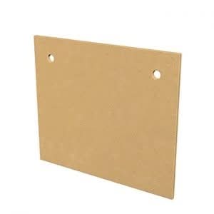 American Fyre Designs GFRC Square Protector Plate for Petite and Grand Petite Cordova, Black Lava- 8205-BA