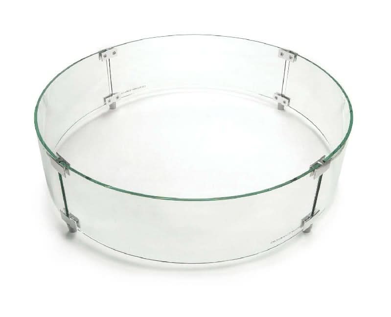 American Fyre Designs Round Glass Wind Guard- 8208-WG