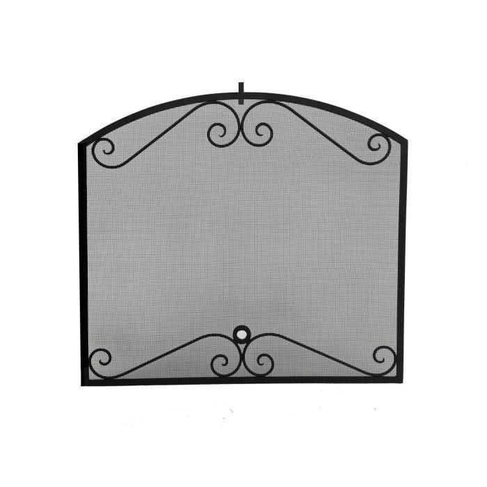 American Fyre Designs Screen for Cordova, Reduced Cordova and Grand Cordova Fireplace - Black- 8255-BL