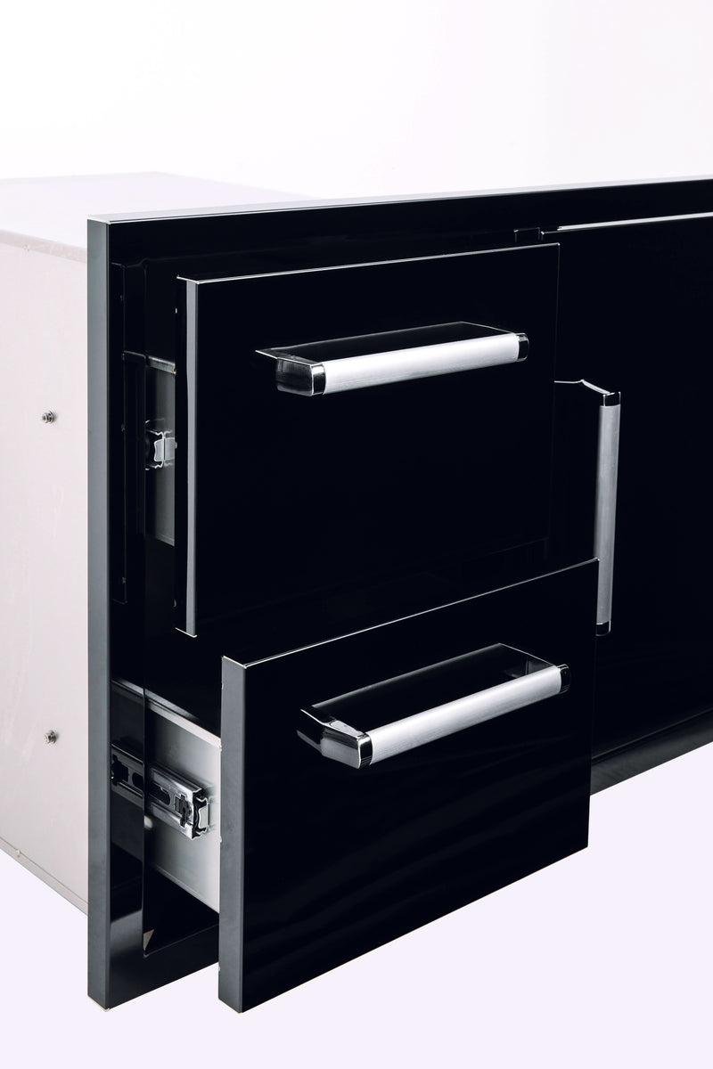 Whistler 33" Door & Drawer Combo Black Series- CBADC-B