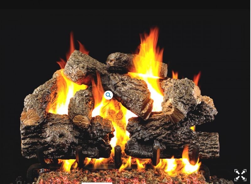 Peterson Gas Logs - CHARRED ROYAL ENG OAK TOP LOGS 36" - CHB36T