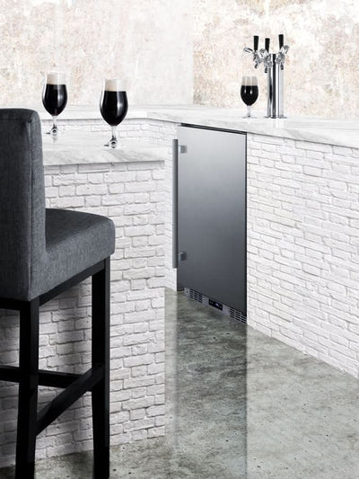 Summit 24 Wide Built-In Outdoor Commercial Beer Kegerator - BC74OSCOMTRIPLE