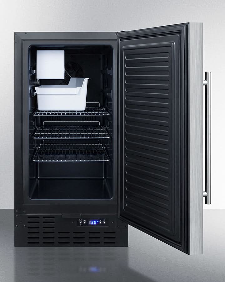 Summit 18 8 lb. Drain-Free Icemaker, ADA Compliant - BIM18SSADA