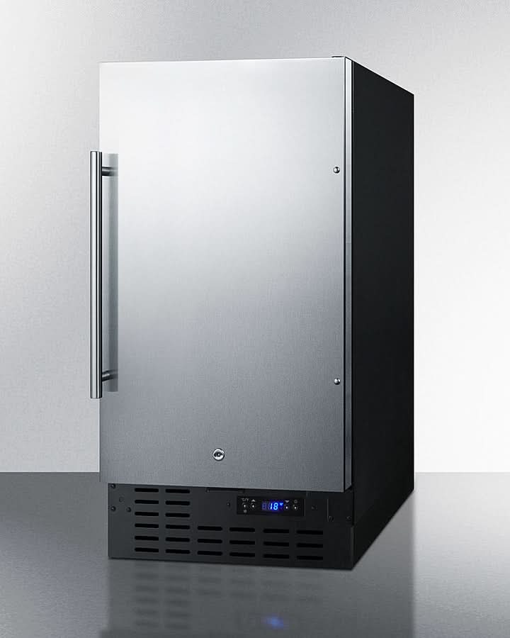 Summit 18 8 lb. Drain-Free Icemaker, ADA Compliant - BIM18SSADA