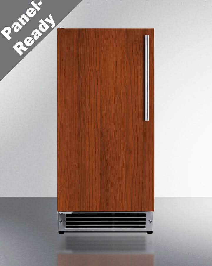 Summit 15 Wide 25 lb. Drain-Free Icemaker, ADA Compliant (Panel Not Included) Left Handle Door - BIM26H32IFLHD