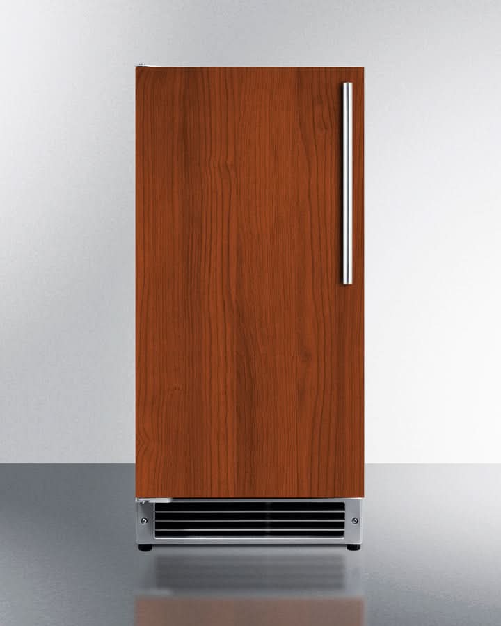 Summit 15 Wide 25 lb. Drain-Free Icemaker, ADA Compliant (Panel Not Included) Left Handle Door - BIM26H32IFLHD