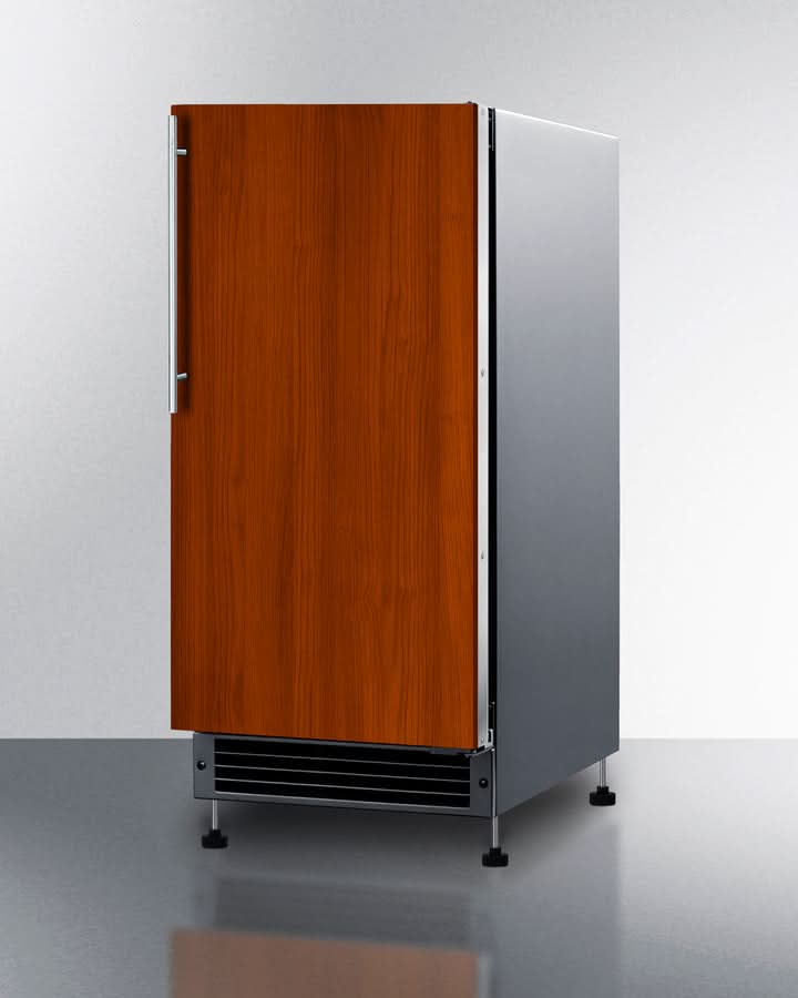 Summit 15 Wide 25 lb. Drain-Free Icemaker (Panel Not Included) - BIM26H34IF
