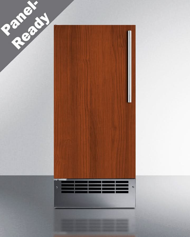 Summit 15 Wide 25 lb. Drain-Free Icemaker (Panel Not Included) - BIM26H34IFLHD