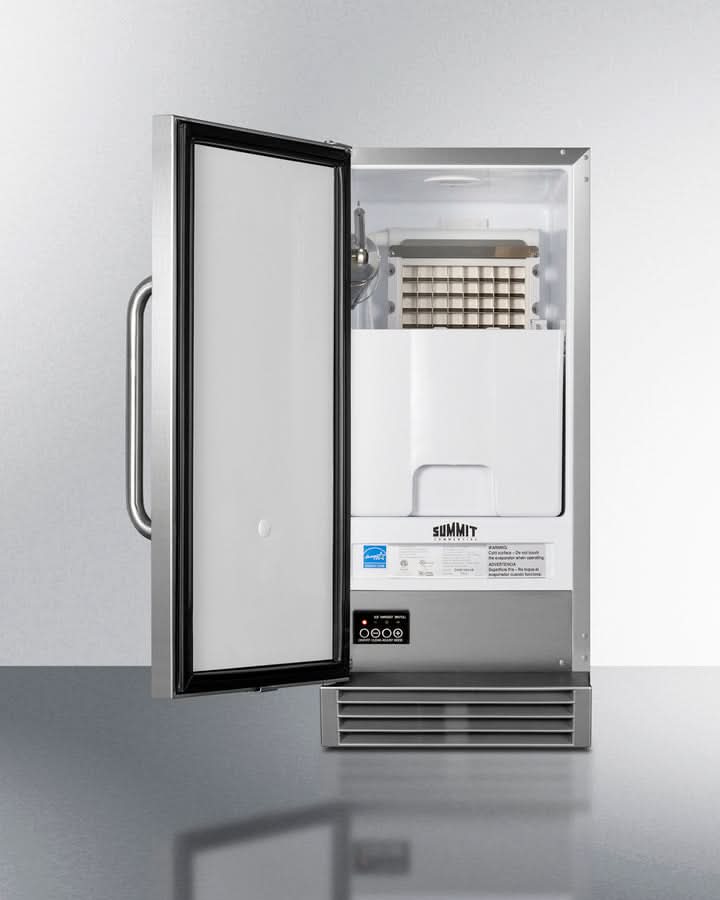Summit 50 lb. ADA Compliant Commercial Icemaker in Stainless Steel 14.75 - BIM44GCSSADA