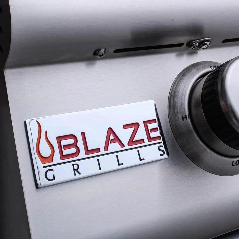 Blaze Outdoor Standard Package 40-inch LTE 5 burner Grill with Rotisserie, Stainless Steel Door and Side Burner LP