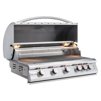 Blaze Outdoor Basic Package LTE 40-inch 5 Burner Grill with Stainless Steel Access door and double side burner NG