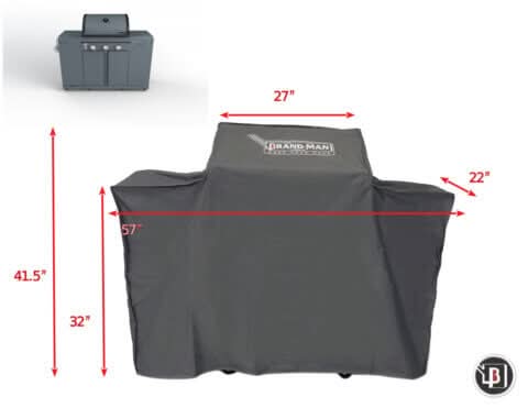 Brand-Man - For Rustler2 - 3 Burner Grill Cover - RUSTLER3COV