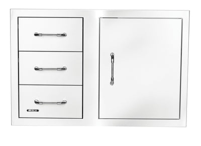 Bull 30" 3 Drawer Door Combo w/ Reveal - 25900