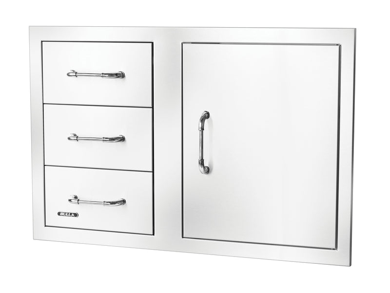 Bull 30" 3 Drawer Door Combo w/ Reveal - 25900