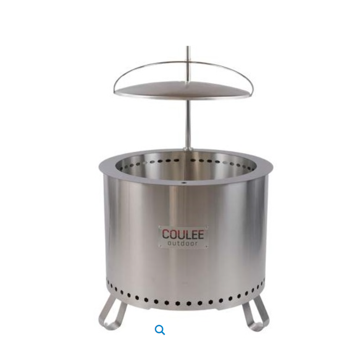 Coulee - 17.5" Fire Pit Kit, Post, Fabric Cover, Fire Poker - CCO0018