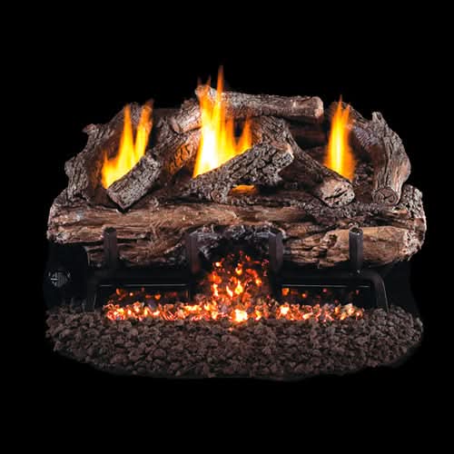Peterson Gas Logs Charred Aged Split Vf Logs Only 16/18 - CHAS1618
