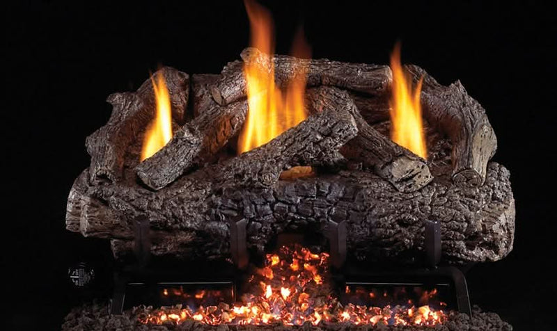 Peterson Gas Logs Charred Frontier Oak 16/18" Vf Logs Only - CHFR1618