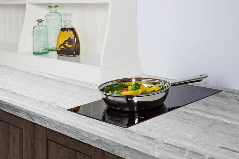 Summit 12 Wide 115V 2-Burner Radiant Cooktop Black - CR2B15T1B