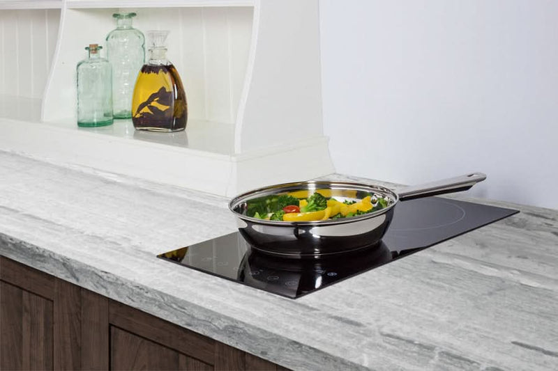 Summit 12 Wide 230V 2-Burner Radiant Cooktop Black - CR2B23T3B