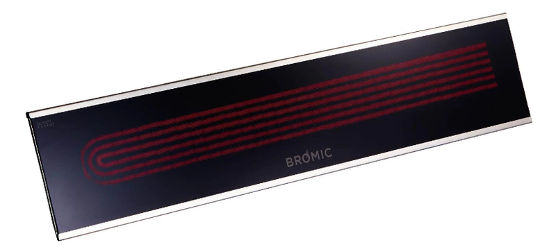 Bromic Heating Platinum Smart-Heat Series II 50-Inch 3400W 11,600 BTU 240V Electric Patio Heater - Black - BH0320005