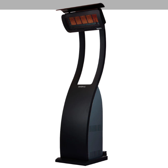 Bromic Heating Tungsten Smart-Heat 38,500 BTU Natural Gas Freestanding Portable Patio Heater - BH0510005