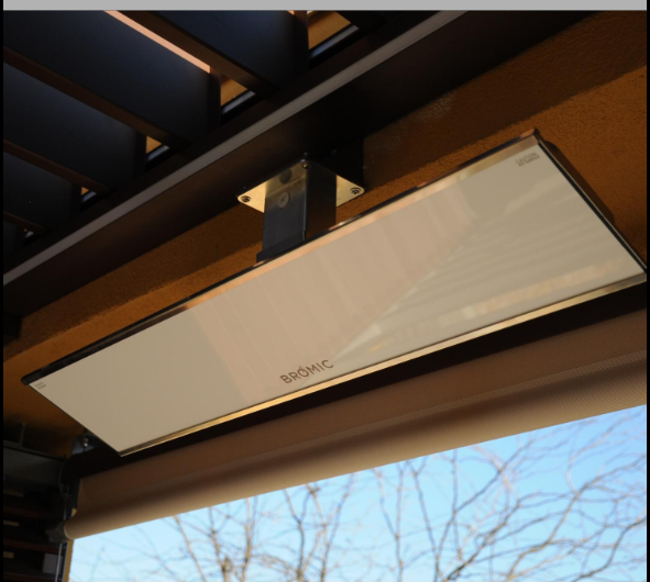 Bromic Heating Platinum Smart-Heat 53-Inch 4500W Dual Element 208V Electric Infrared Heater - White 208V BH3622005