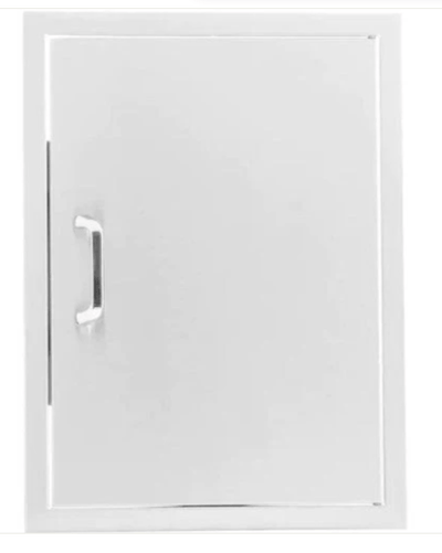PCM BBQ-260-SV-1420 Single Access Door with Single Drawer and Trash Bin - PCKG1-BBQ-260-SV-1420