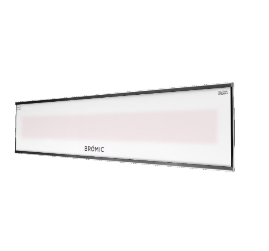 Bromic Heating Platinum Smart-Heat Marine Grade 50-Inch 3400W Dual Element 240V Electric Infrared Heater - White - BH0320018