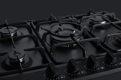Summit 30 Wide 5 Burner Gas Cooktop Black - GC5272BTK30